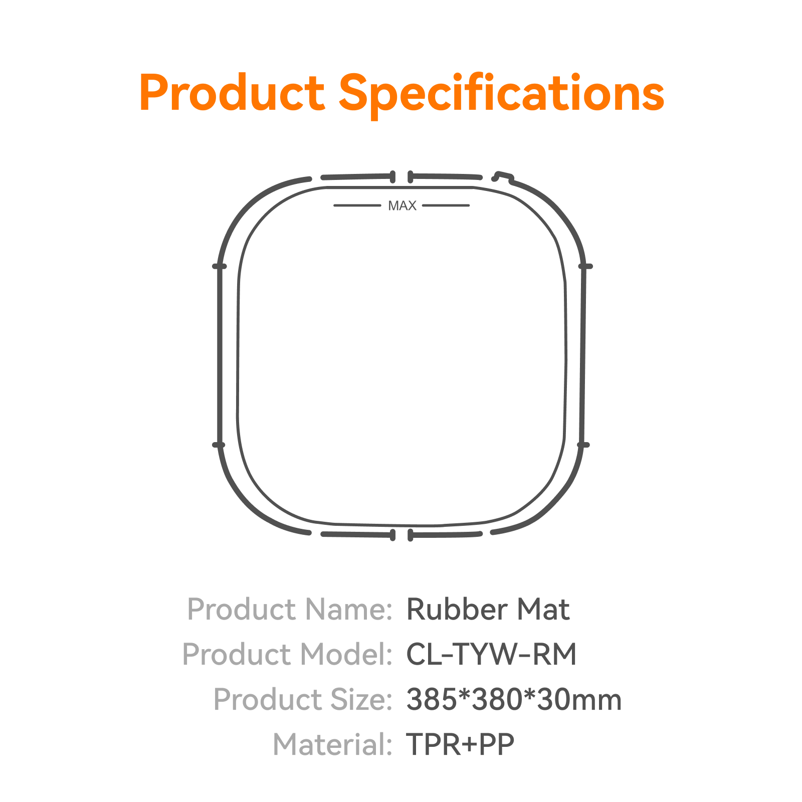 HHOLOVE Silicone Pad for TYpro Self-Cleaning Litter Box