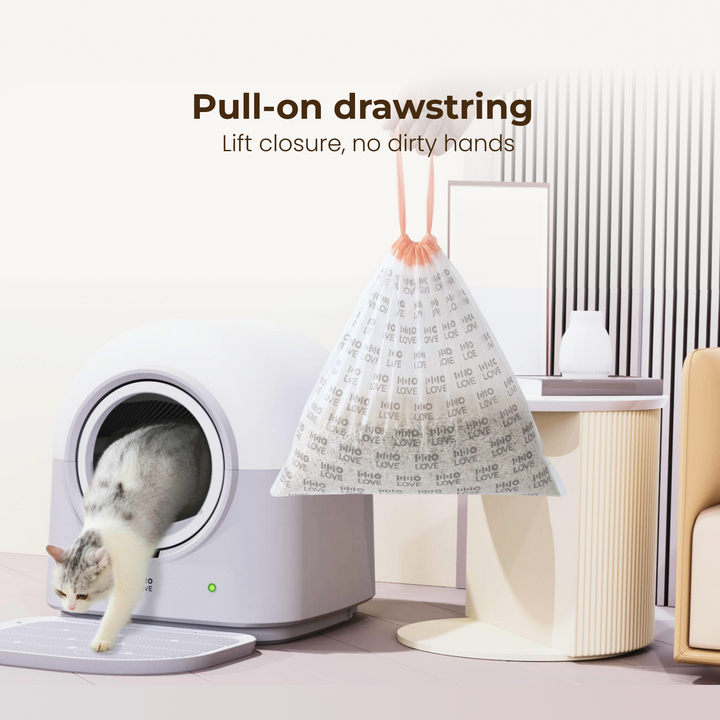 Waste Bags(60 Count) for Self-Cleaning Litter Box