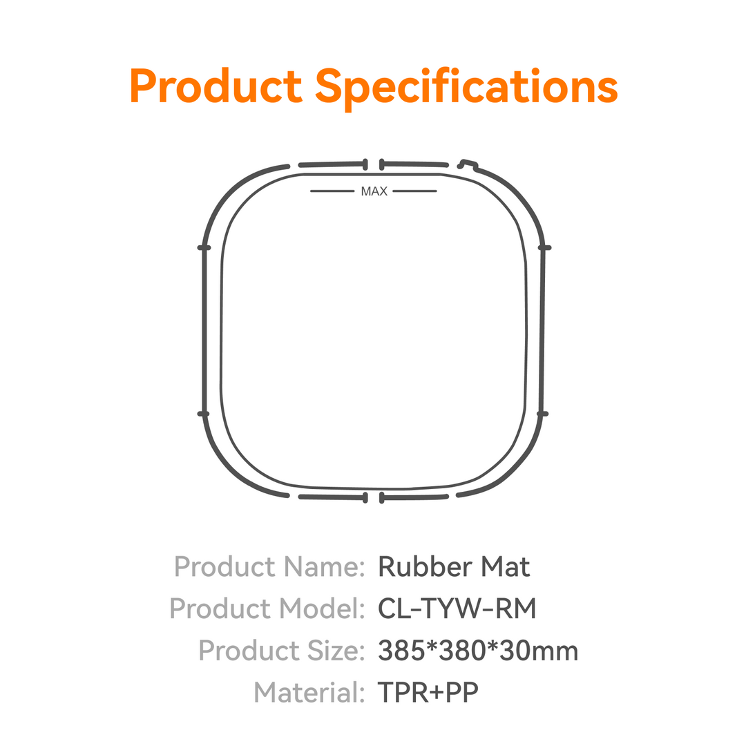 HHOLOVE Silikon-Pad für selbstreinigende Katzentoilette von TYpro
