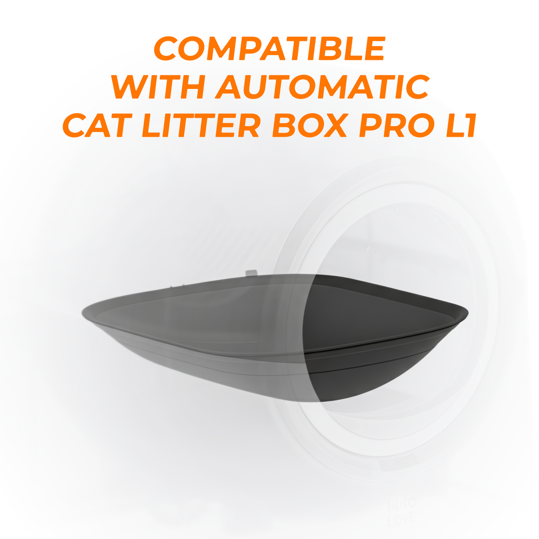 HHOLOVE Silicone Pad for TYpro Self-Cleaning Litter Box（Dark Grey）