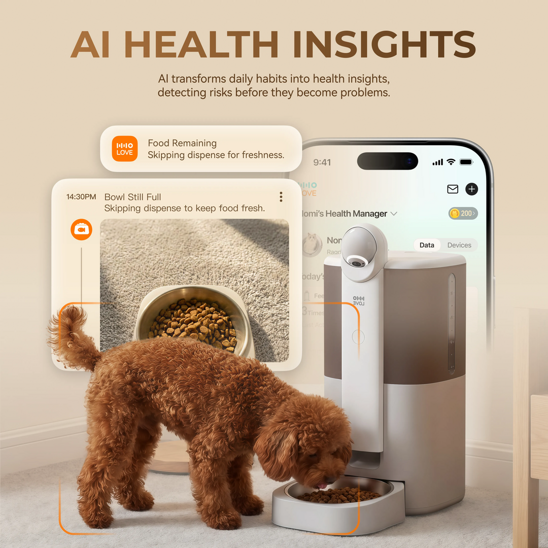 HHOLOVE YUNO | The World’s First 360° AI Pet Feeder - Deposit Reservation