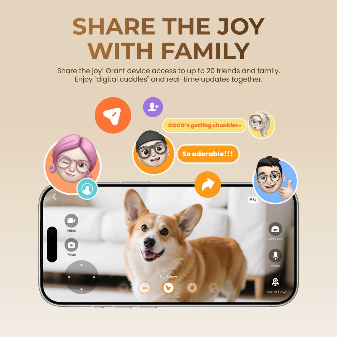 YUNO 360° AI Vision Pet Feeder AI-Powered Feeding | Real-Time Monitoring | Smart Pet Recognition | Remote Companionship