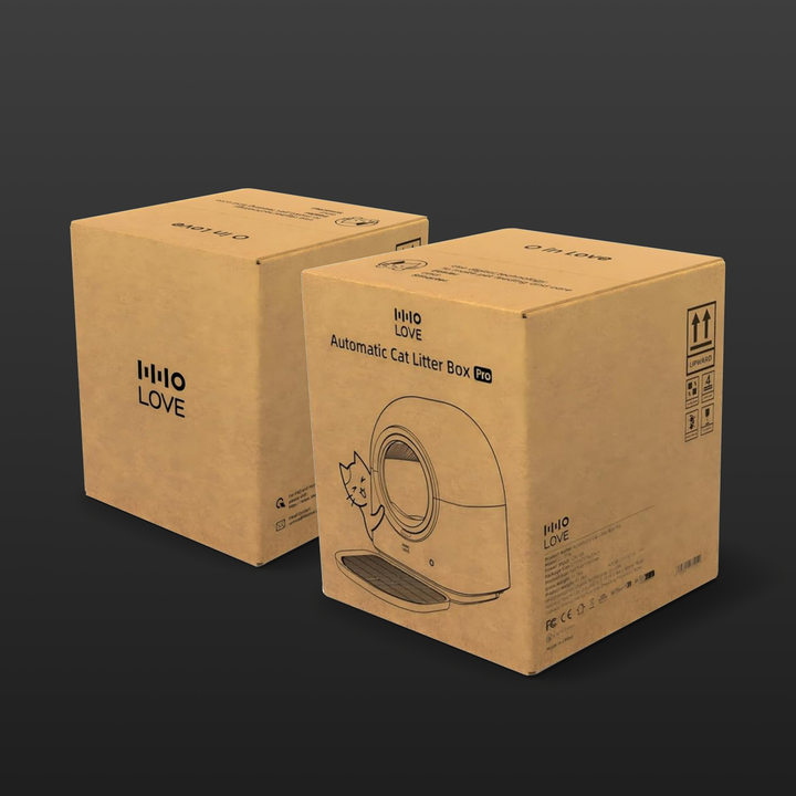 HHOLOVE Automatic Cat Litter Box Pro（Dark Grey）