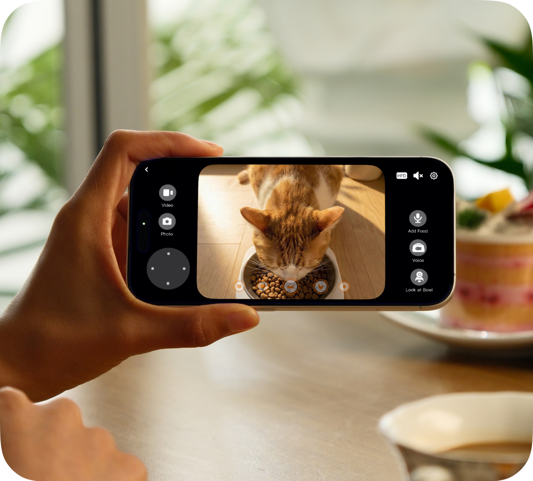 See what your pet eats.