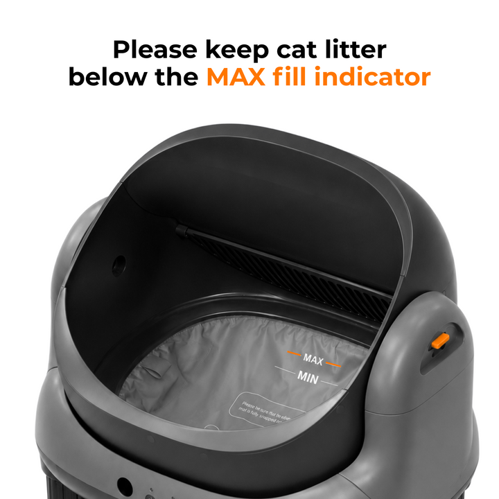 HHOLOVE Litter Box Mat for Open Top Self Cleaning Litter Box of HHOLOVE Brand