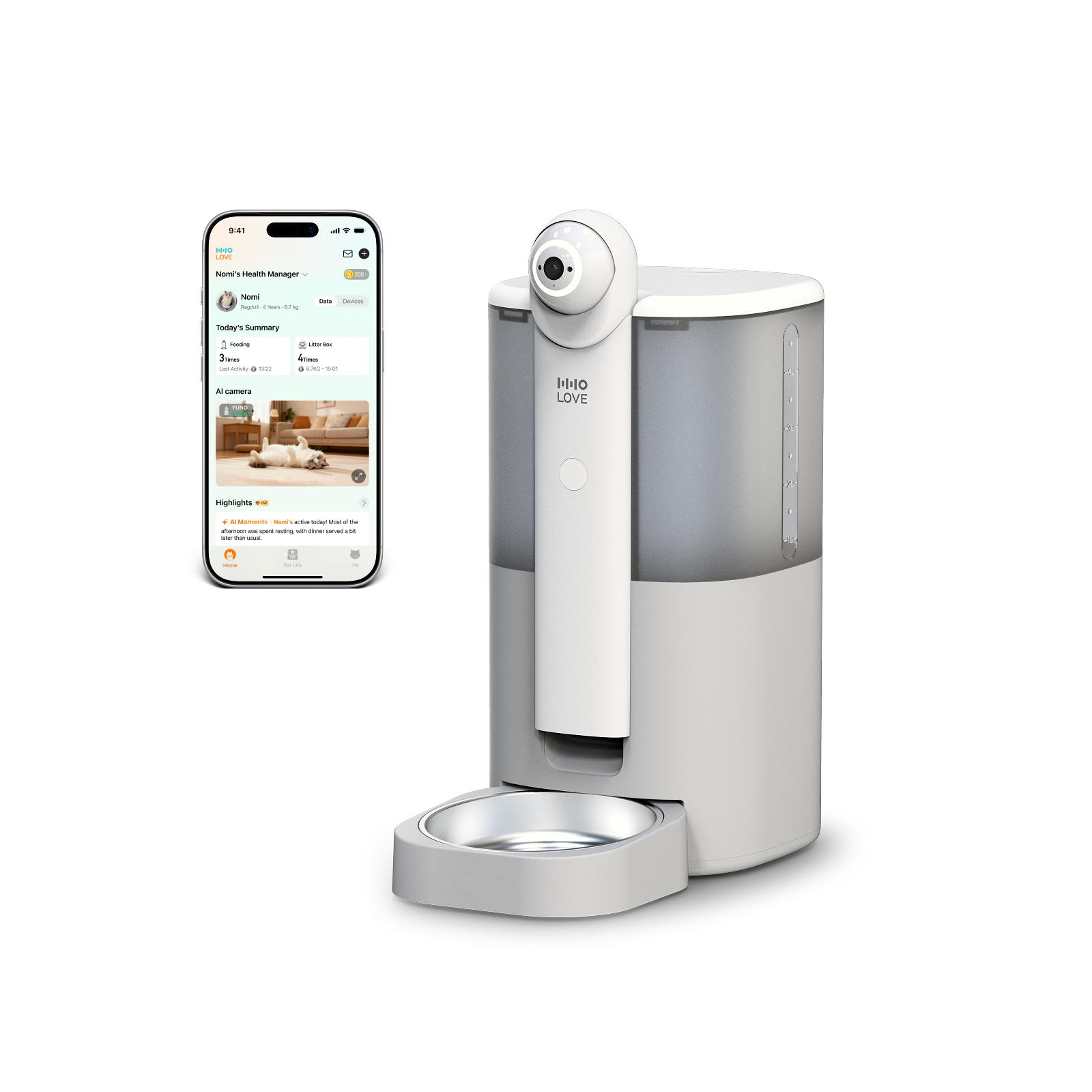 YUNO AI Pet Feeder