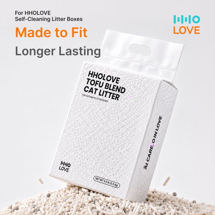 HHOLOVE tofu blend cat litter, 2.5 kg bag