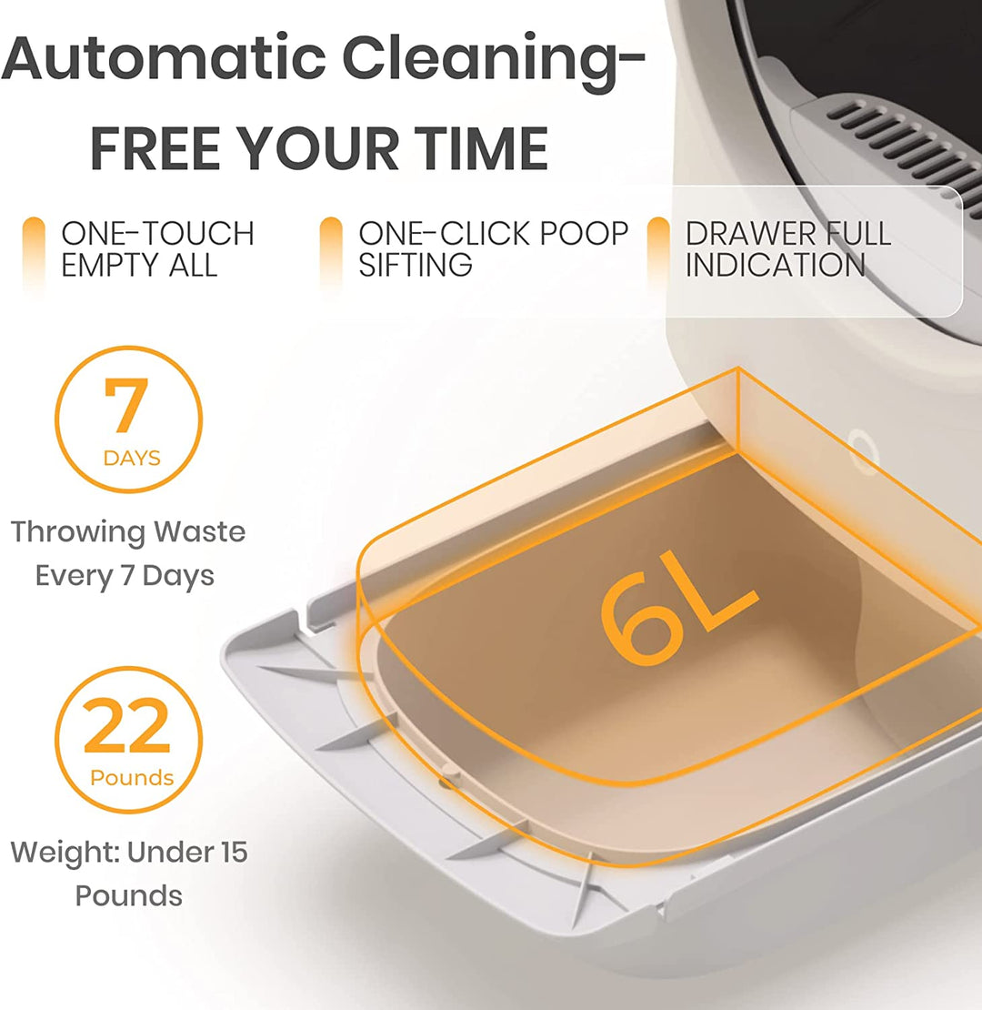 HHOLOVE Replaced Waste Bags for Cat Litter Box