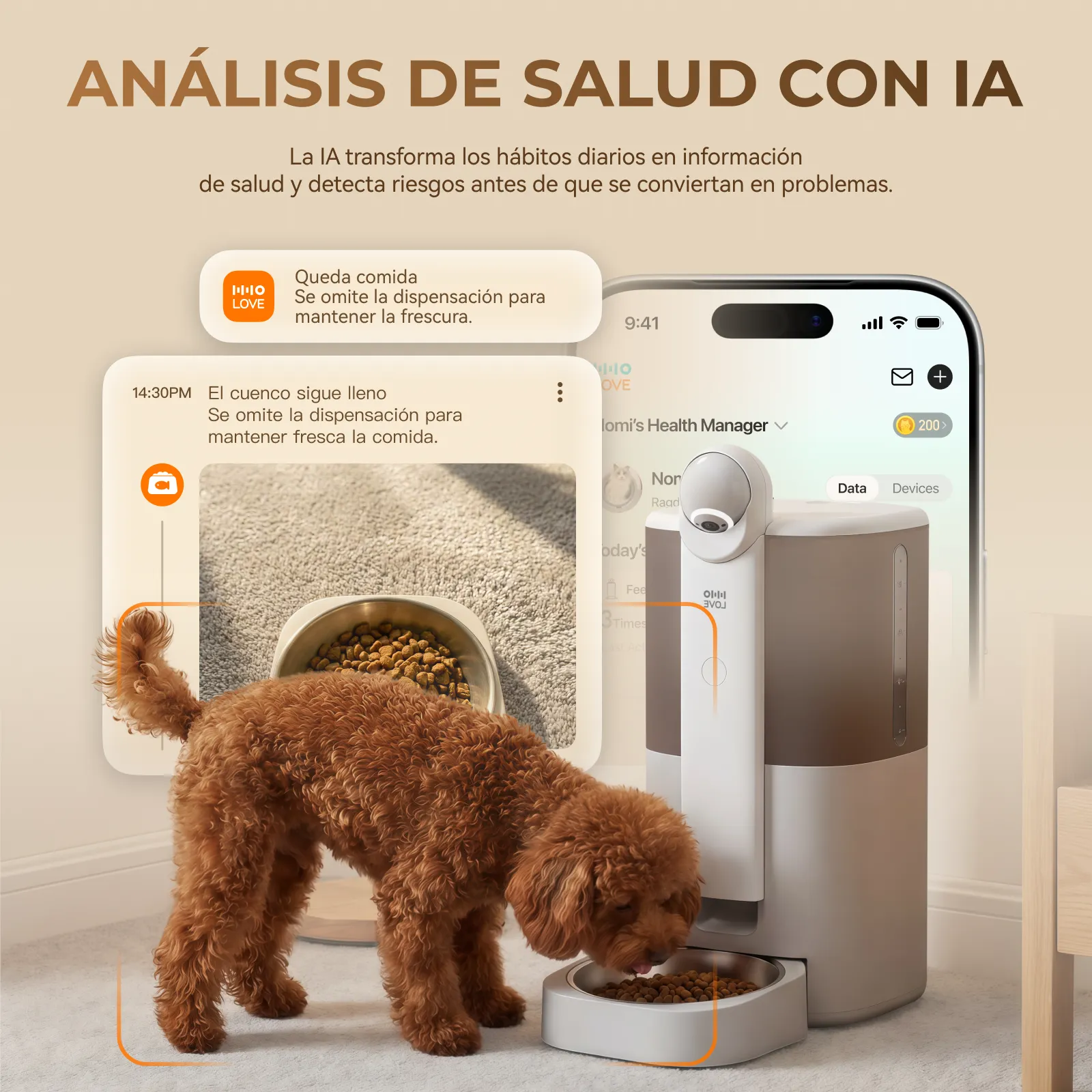 HHOLOVE YUNO | El primer comedero inteligente para mascotas con IA de 360° del mundo - Reserva de depósito