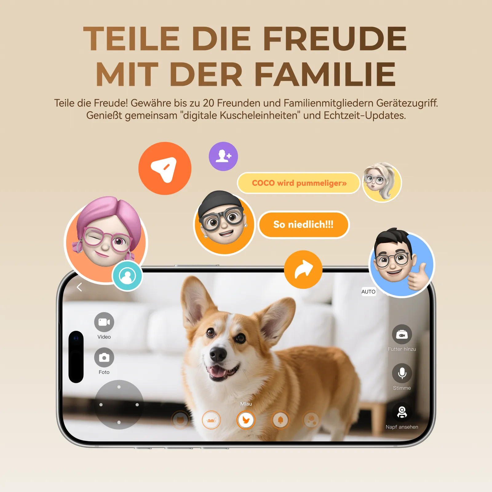 HHOLOVE YUNO | Der weltweit erste 360° KI-Futterautomat für Haustiere – Anzahlung reservieren